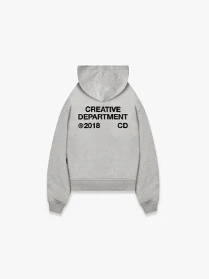 ZIP-HOODIE CREATIVE DEPT - MELANGE